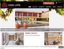 Tablet Screenshot of casalata.com